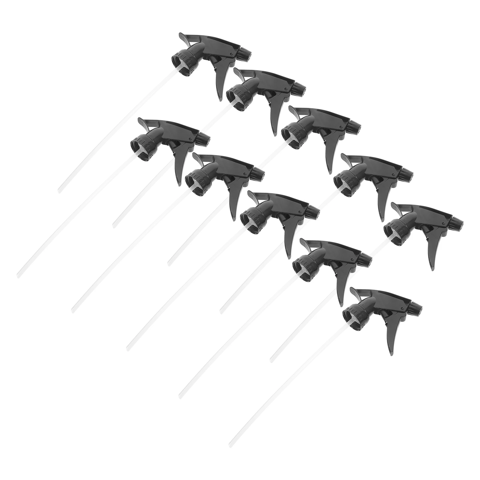 

10pcs Spray Bottle Nozzles Durable Plastic Press Down Type Replacement Nozzle For Watering Spraying Gardening Cleaning Use