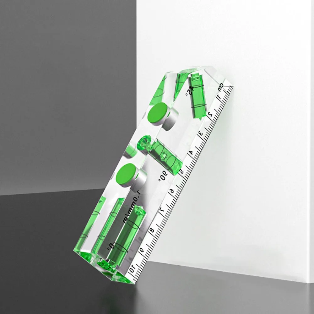 

Portable High-precision Level Ruler Thickening Magnetic Spirit Level with Bubble Transparent Measure Tools Household