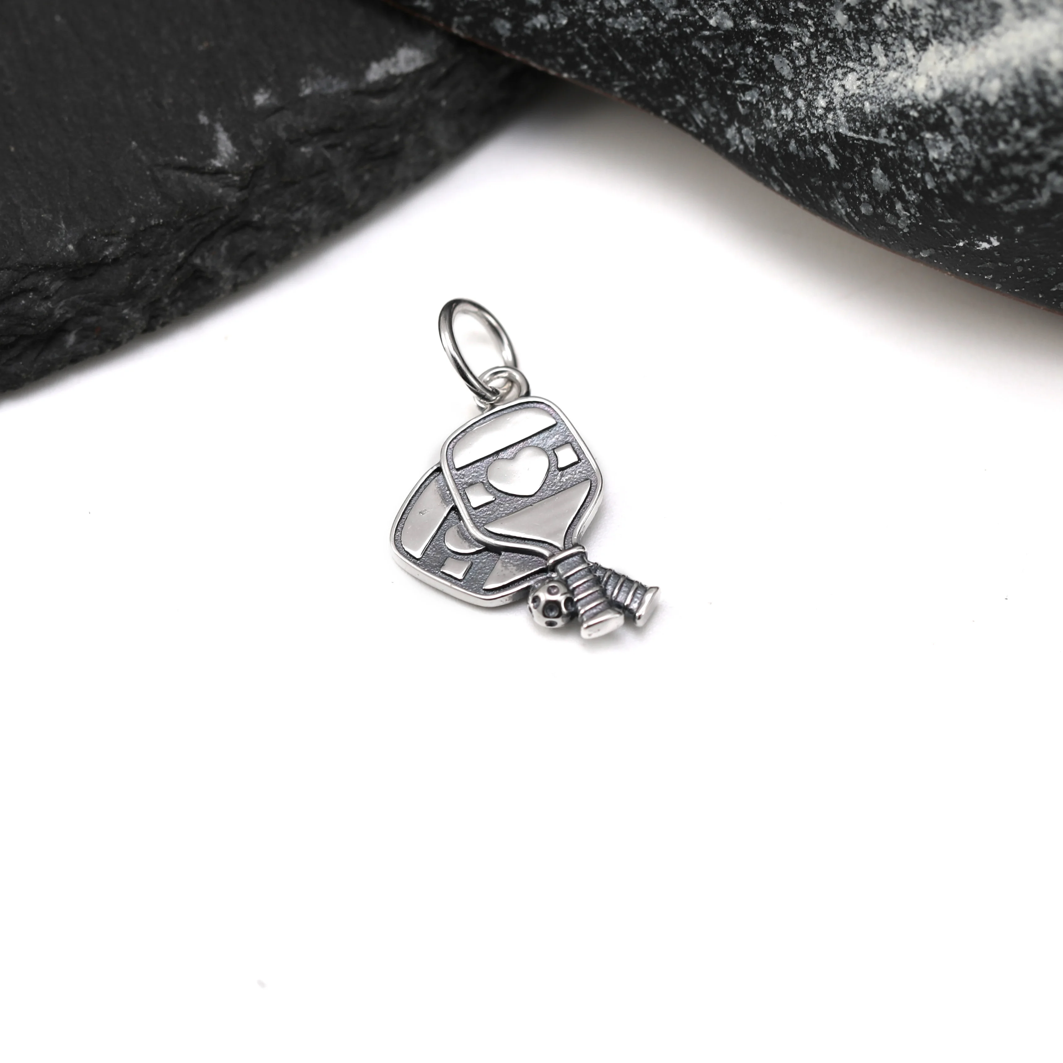 

DJ124 genuine 925 sterling silver fashionable and exquisite DIY silver jewelry online filming keychain pendant