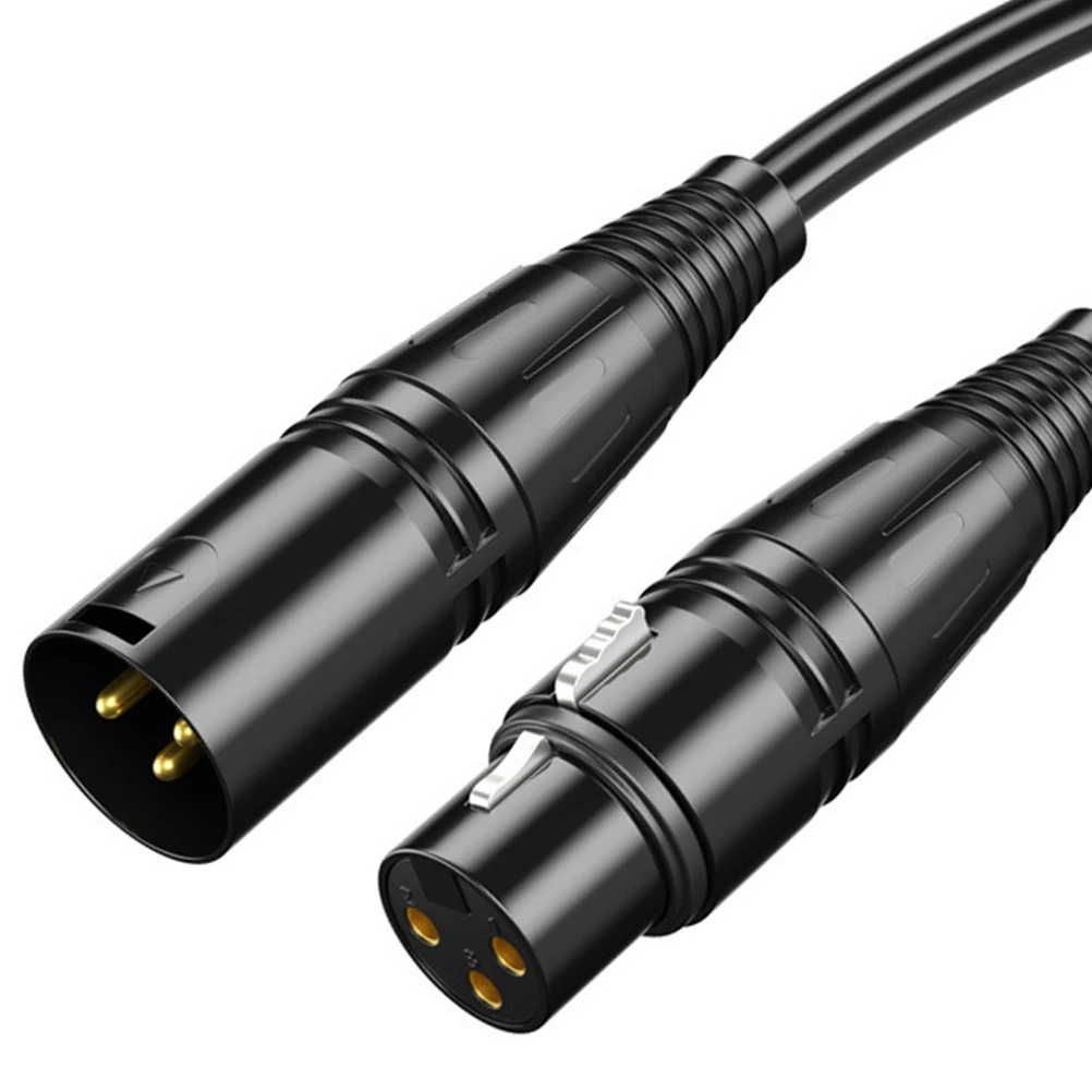 

Xlr Microphone Cable Wired Speaker Male to Female Cord Black 3 PIN Cables Child 3 pin xlr cable microphone accessory firm