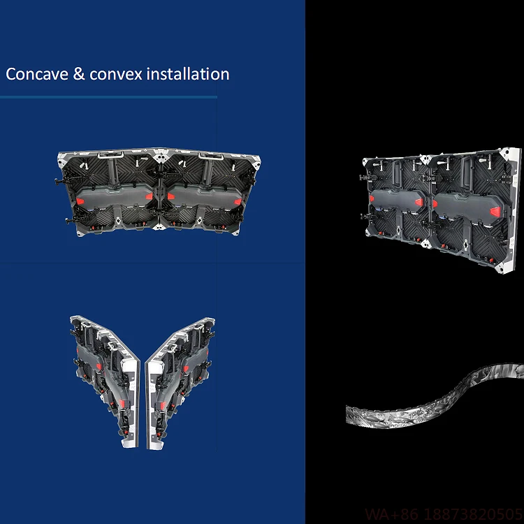 شاشة LED لوحات شاشات حلول الوسائط المخصصة جدار الفيديو 4K لافتات رقمية P1.56 HD شاشات إلكترونية