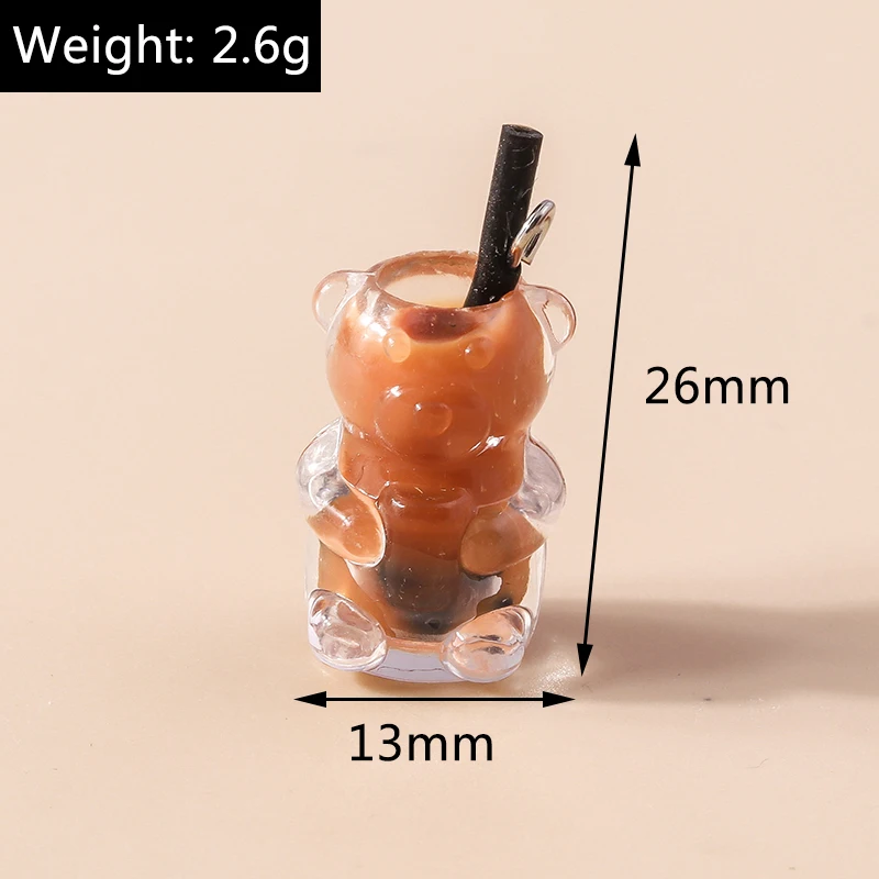 Leslie 10 Stück Gemischte Stile Sommer-Glasfläschchen mit Perlen-Muschel-Anhängern für DIY Ohrringe, Schlüsselanhänger, Halsketten und Schmuckherstellung – Detail 25