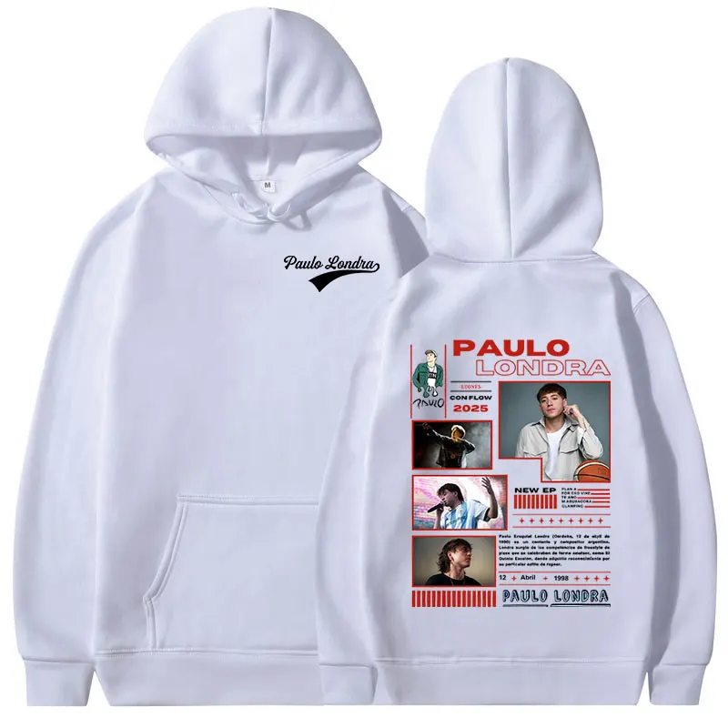 مغني الراب باولو لوندرا هومرون هوديس ملابس للرجال موضة الهيب هوب مقنعين البلوز الصوف كنزة بمقاس كبير هودي الشارع الشهير