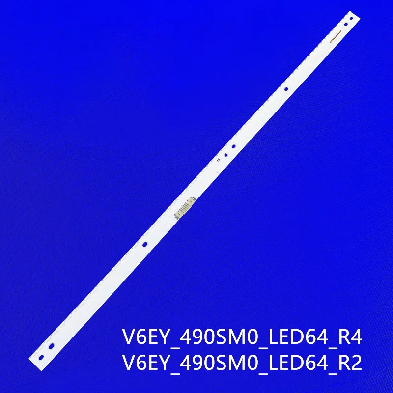 Retroiluminación LED para Un49k6500 UN49K6500AF UN49K6400 V6ey_490sm0_led64_r4 UN49K6250AF UN49K6500AG