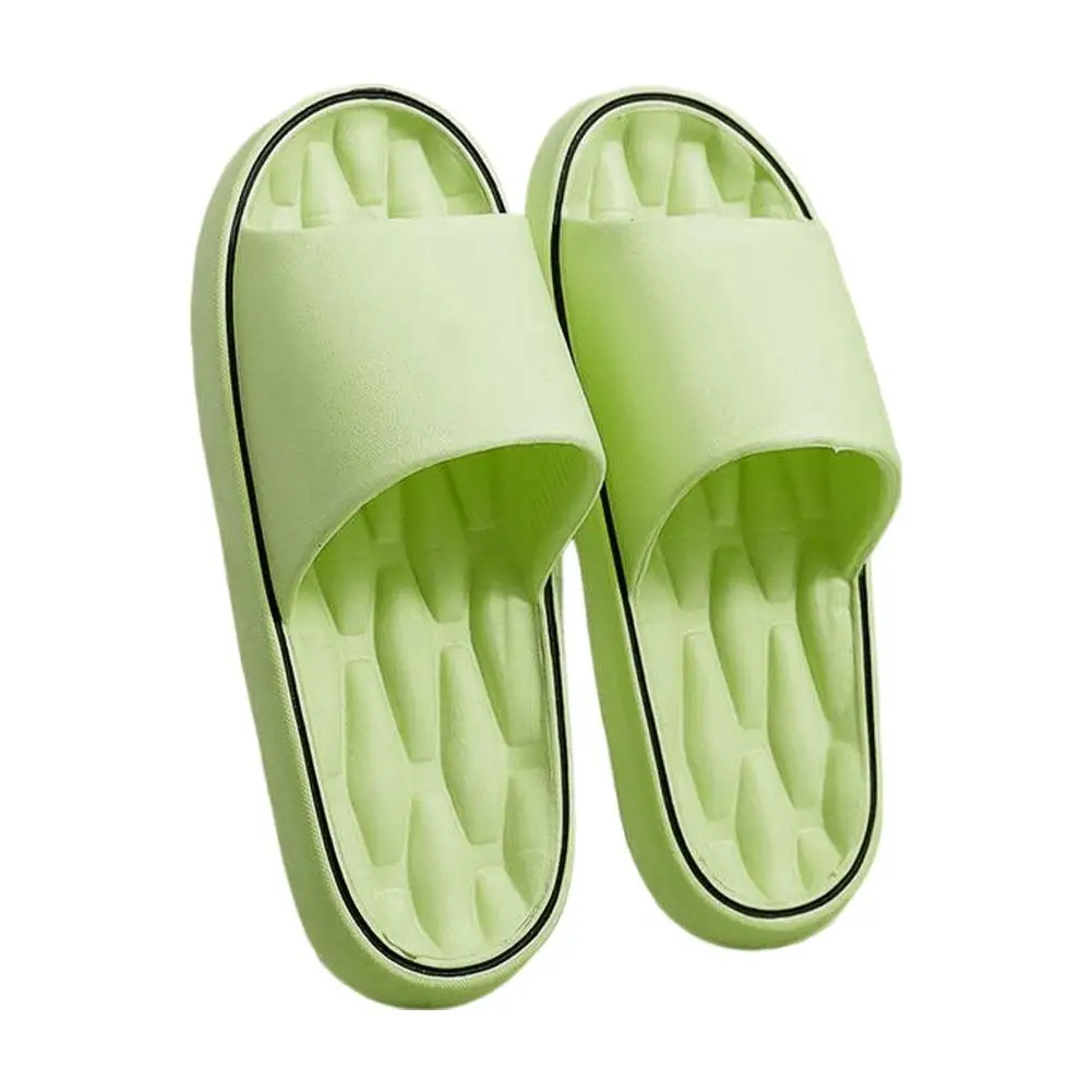 Modische superleichte Damen-Hausschuhe, rutschfeste EVA-elastische Schuhe, bunte Turnschuhe in der Tür, Badezimmer-Flip-Flops – Detail 2