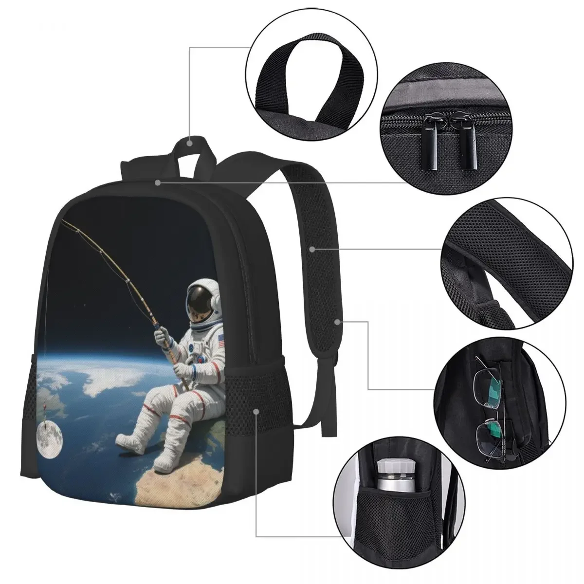 Astronaut's cat  , boy and girl's  , children's, laptop,backpack  , shoulder bag