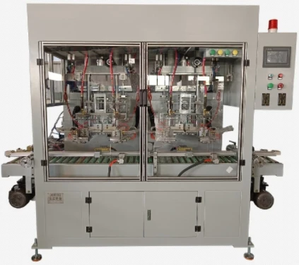 Saldatrice terminale a doppia stazione completamente automatica