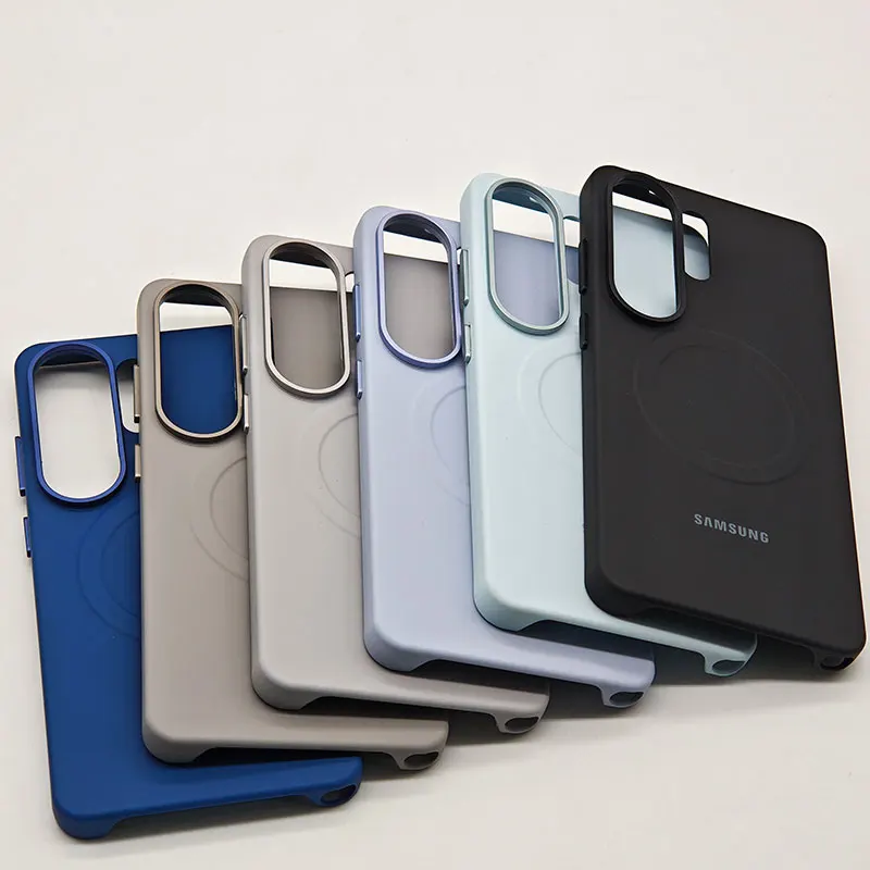 Samsung Galaxy S26 S25 Ultra 5G Magnetische Hülle S26Ultra S25Ultra Seidig Glatt Schlanke Harte Kunststoff Magsafe Sturzsichere Schutzhülle