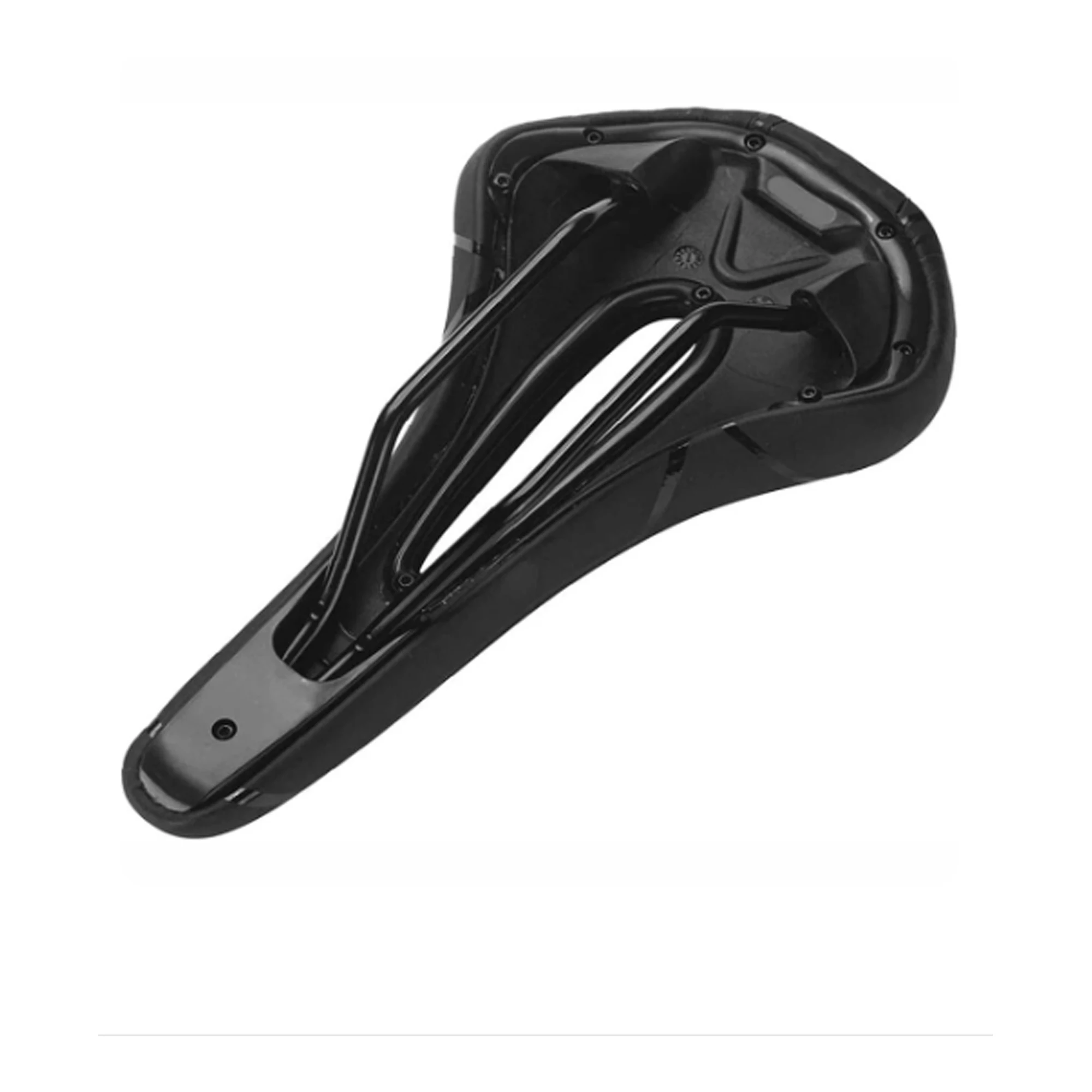 Bicycle Saddle MTB Mountain Road Bike Seat Hollow Gel Comfortable Cycling Cushion Exercise Bike Saddle for Men and Women A