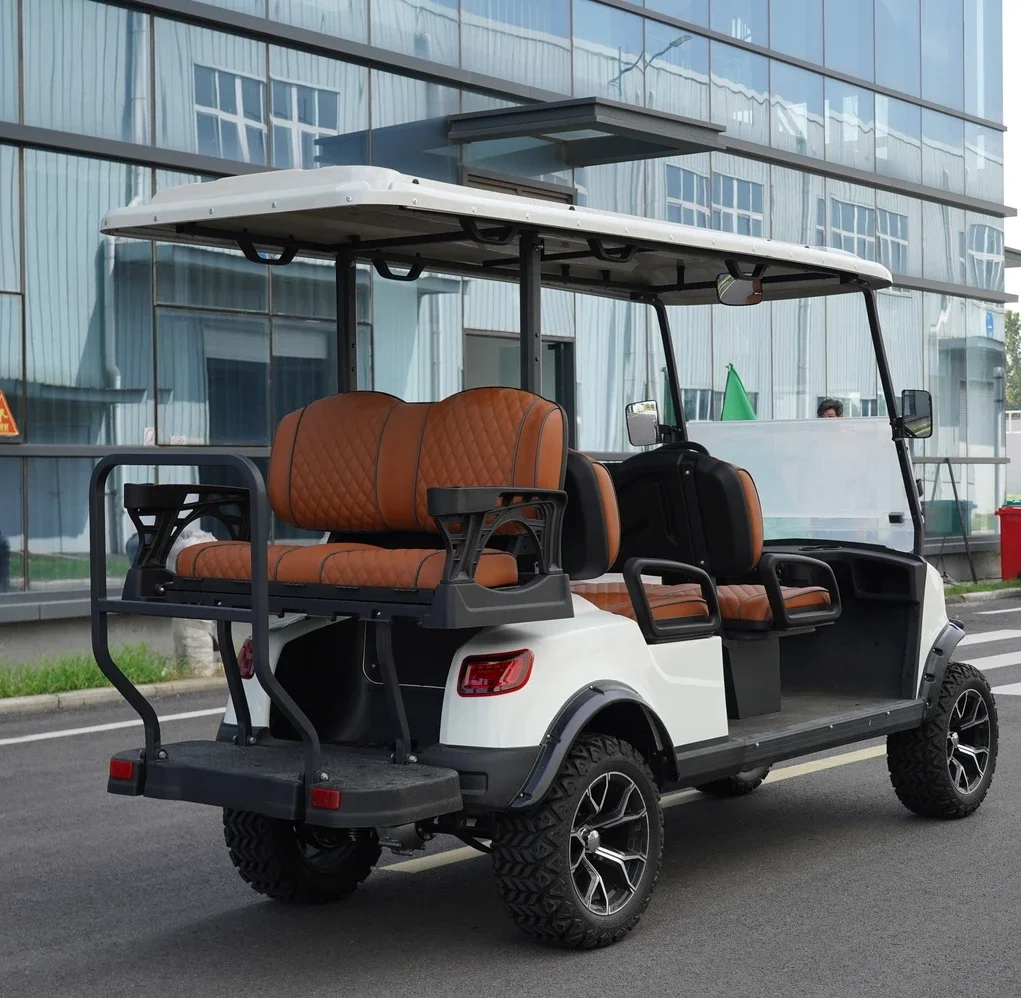 Wholesale 4+2 Seater Forward Cart Lithium Battery Lifted Buggy Car Electric Hunting Golf Cart For Garden Villa Course