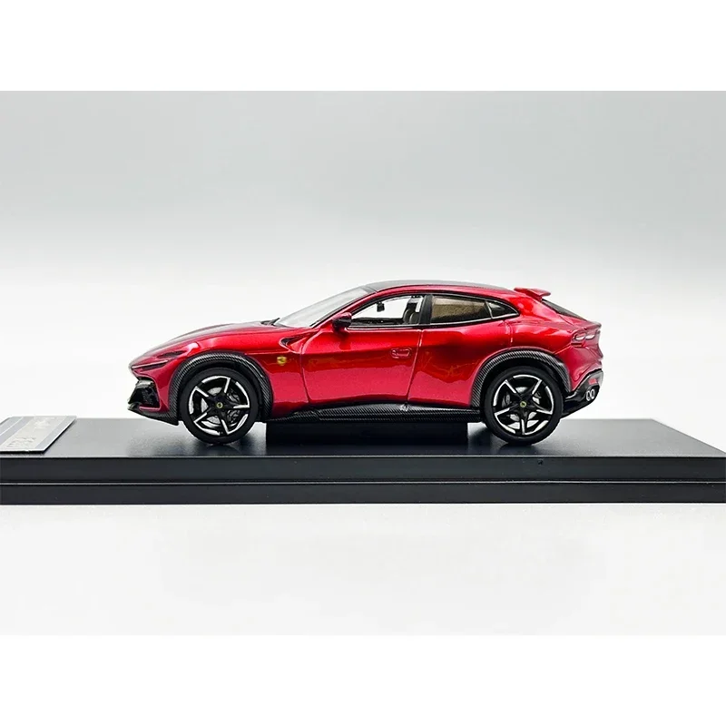 1:64 FUNNY FUV F SUV Purosangue Metallic Red Diecast Diorama Car Model Collection Miniature Toys