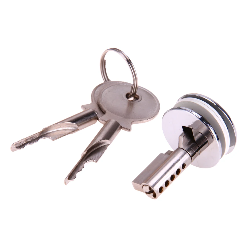 Furniture Locks Zinc Alloy Iron Drawer Lock Bright Chrome Multi-function Practical Portable Hardware Accessories