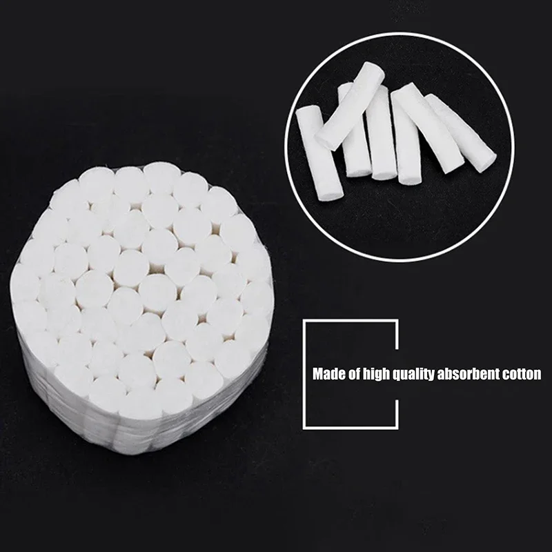 

100% Cotton Dental Cotton Roll Disposable Dentist Material Teeth Whitening Product High Absorbent Hemostatic Surgical Supplies