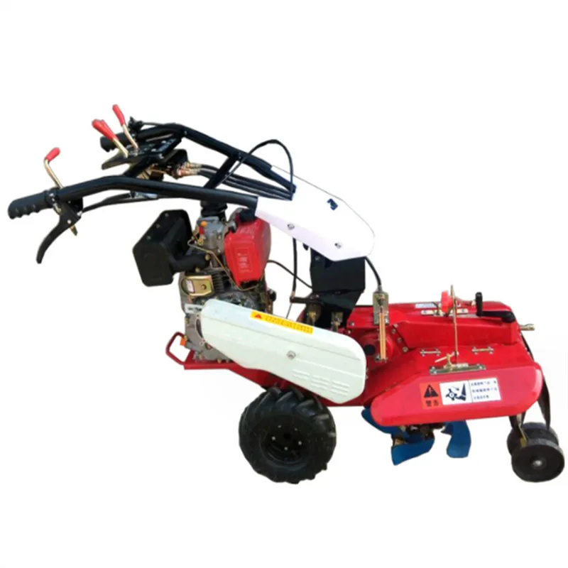 planting trencher, green onion and ginger soil covering machine, narrow fuselage vegetable ridge soil spreading machine