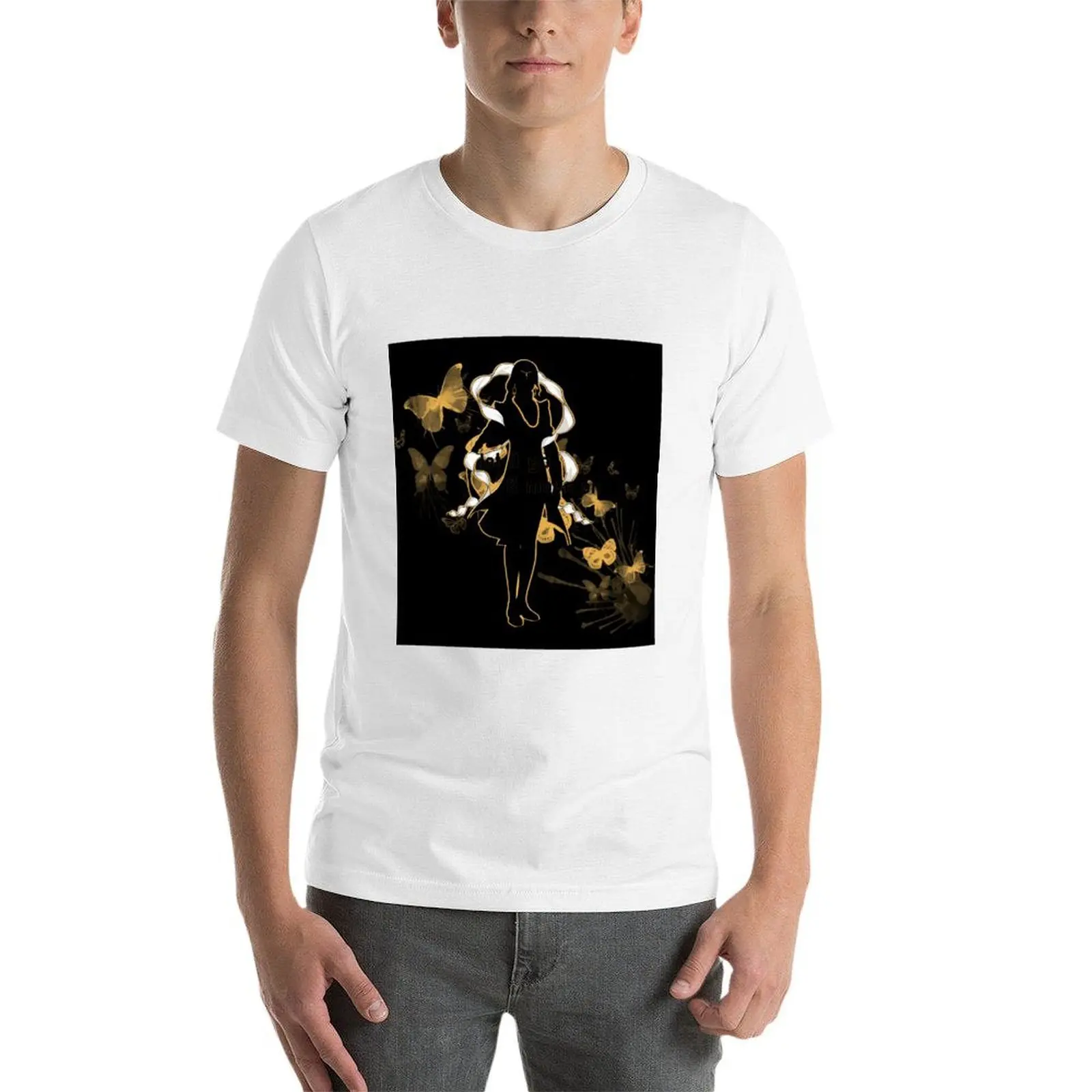 Nahyuta Sahdmadhi - Let It Go & Move On تي شيرت تي شيرت للرجال قطن مضحك تي شيرت شخصي تي شيرت