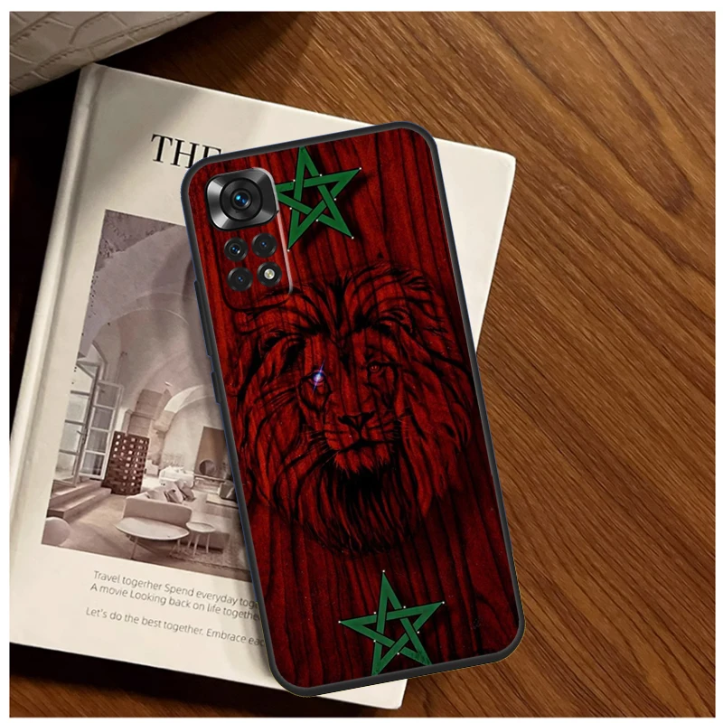 Morocco Flag Moroccan Case For Xiaomi Redmi Note 12 Pro Plus Note 10 9 8 11 Pro 9S 10S 11S 12S 9C 10C 12C Cover