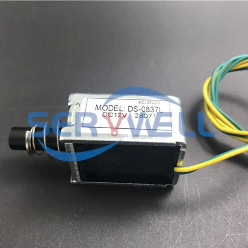 0837L-06K DC6V 0.15A 5Mm 20G 0.9W Eerste Slag Push Solenoid Elektromagneet 26*20*53.2Mm