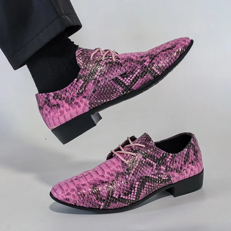

Large Size 39-48 Men Business Brogues Men Casual Lace-up Comfortable Fashionable Office Shoes European-style Party Shoes