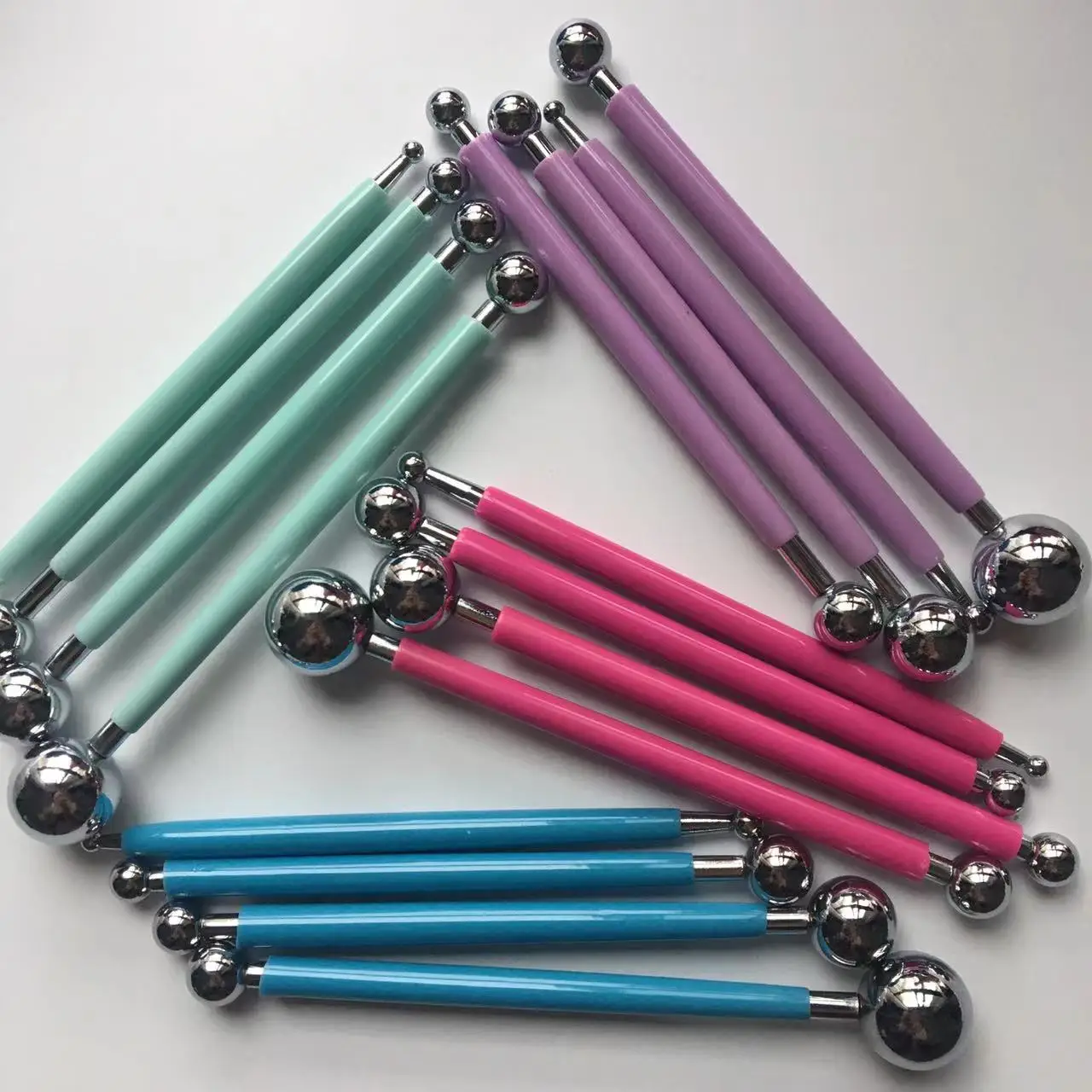 Professional DIY Stainless Steel Polymer Clay Tools Tool Sculpture Tools Toys For Clay Carving Molding Ball Stylus Sticks