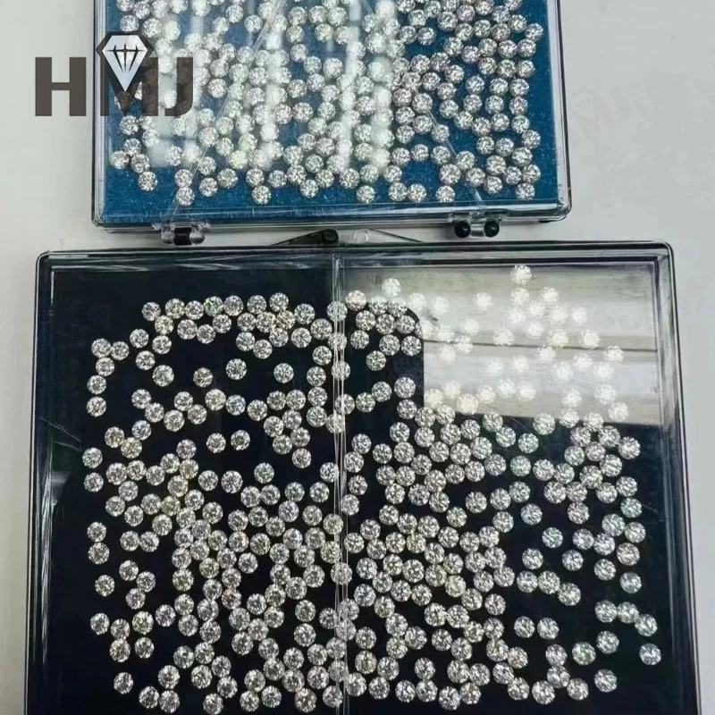 

Lab Grown Diamond Melee DEF VS-VVS Round Brilliant Cut Loose Stones HPHT CVD for Jewelry Making Top Quality for Jewelry Making