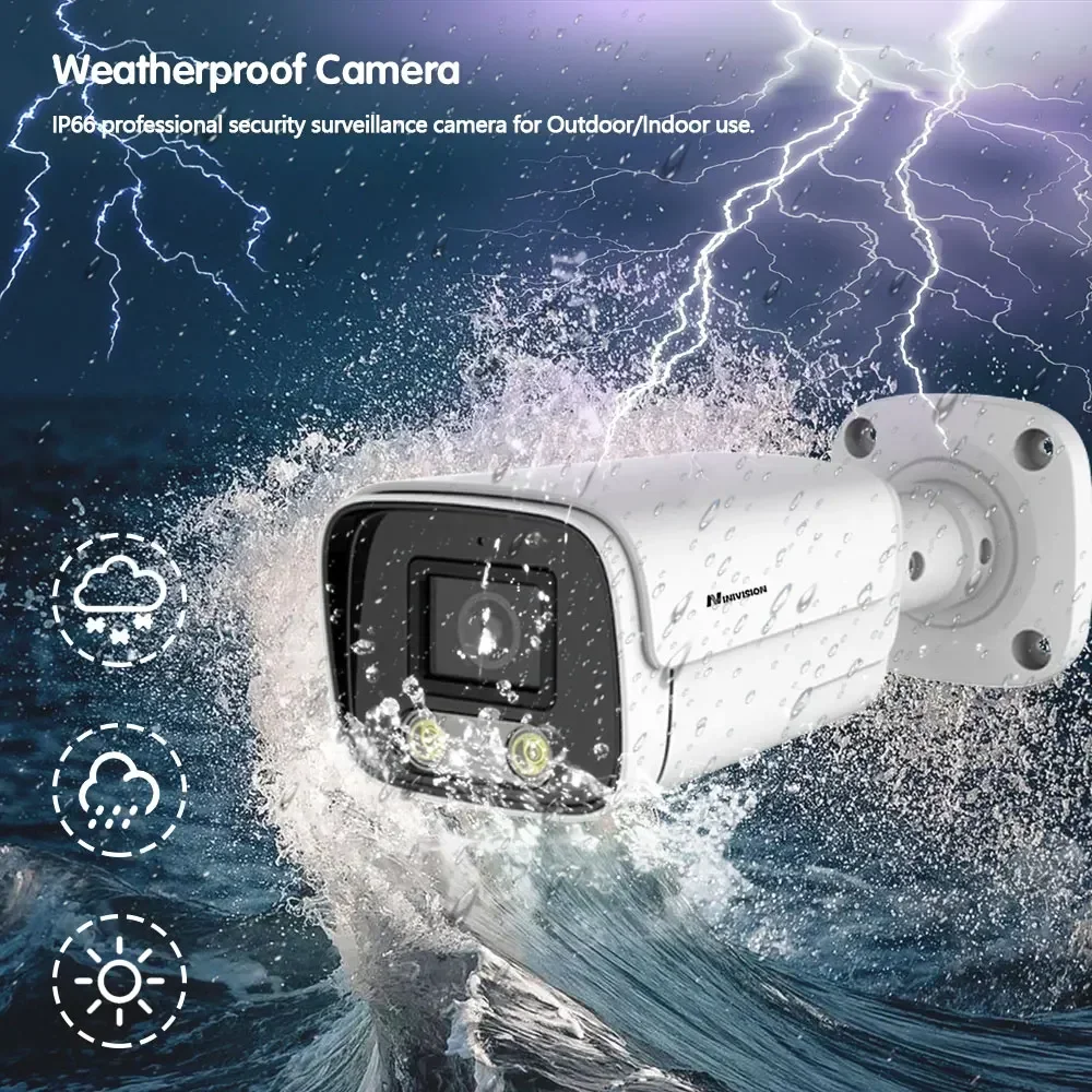 8 canais dvr cctv segurança ai sistema de câmera câmera ahd kit analógico hd 4k 8mp metal bala à prova dwaterproof água inteligente conjunto vigilância vídeo