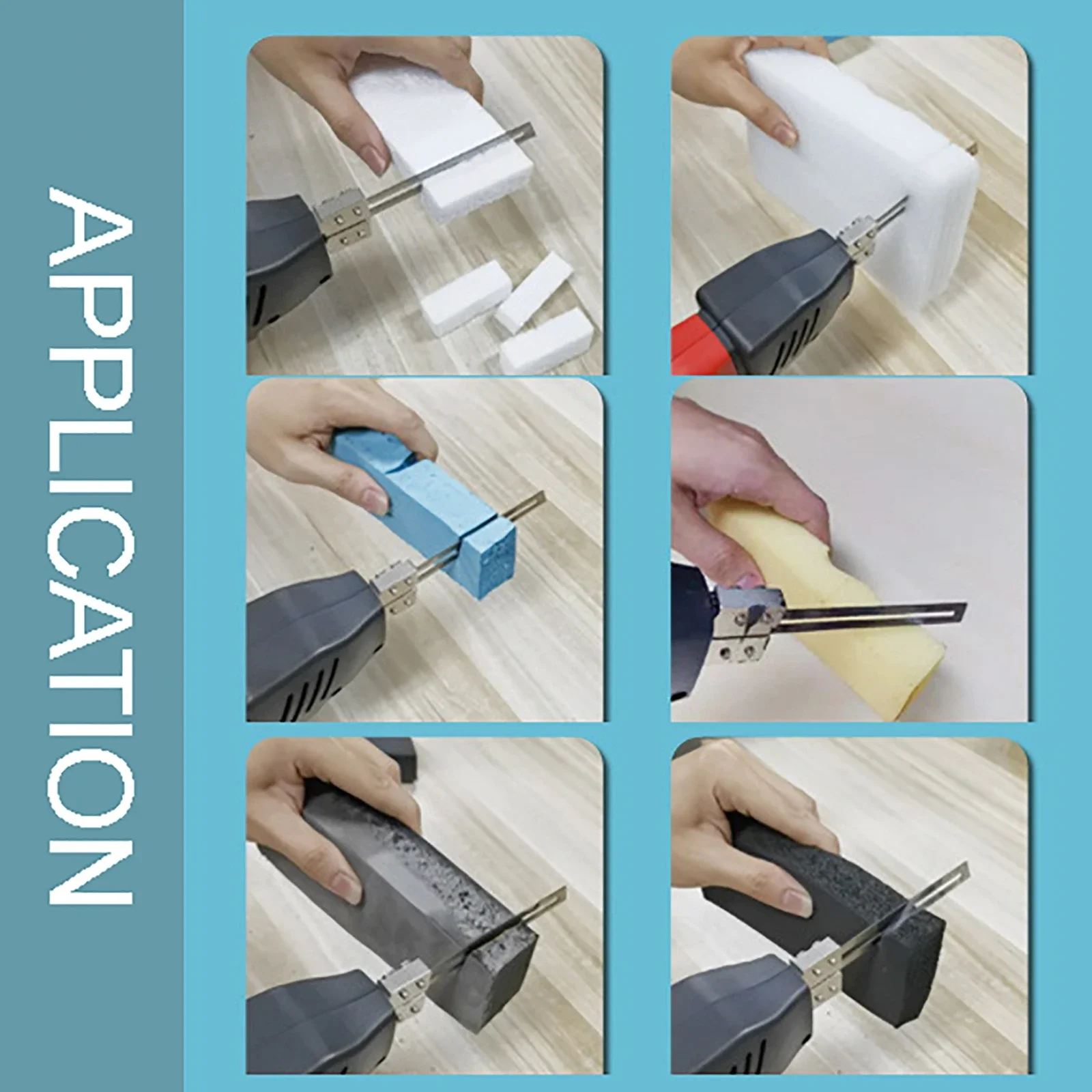 250W Electric Foam Hot Cutter Grooving Carving Knife Sculpture Styrofoam Sponge Cutting With Large Slotting Board Blade DIY
