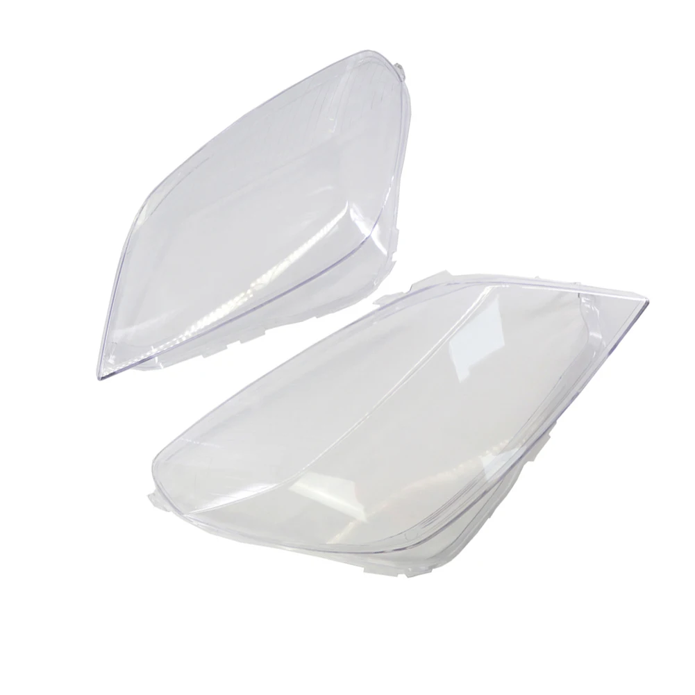 Light Cover Headlamp Lens Shell Headlight 1 Pair For Opel Astra H 07-10 Polycarbonate Clear