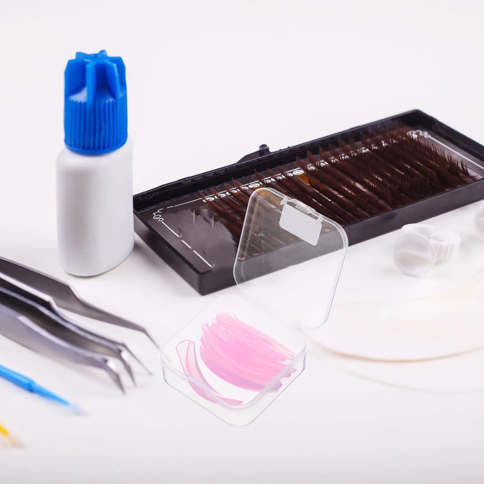 Almohadillas para pestañas, protectores permanentes de pestañas de silicona, moldes rizadores reutilizables para herramientas de maquillaje, protector de elevación de pestañas de silicona