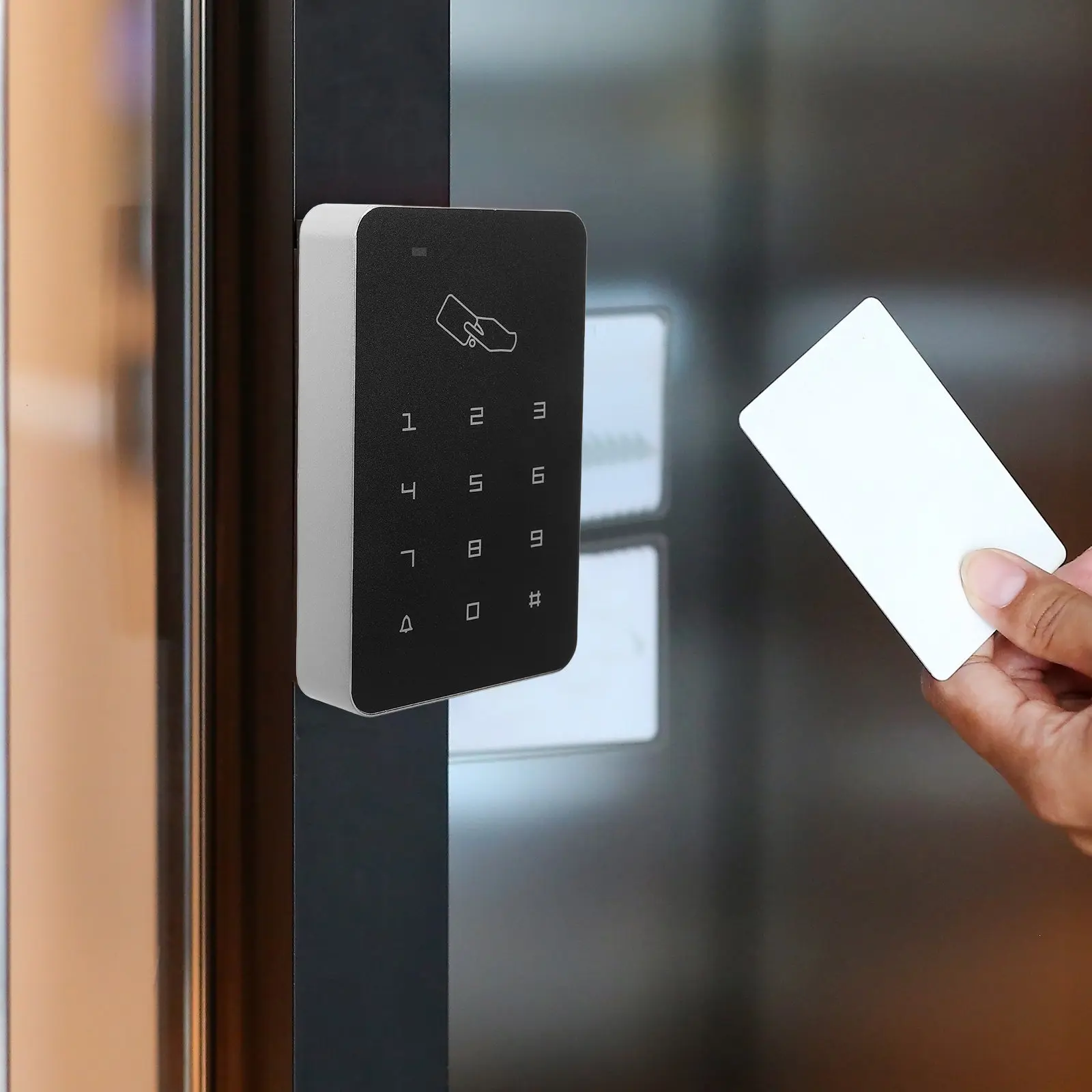 Intelligent Door Locks Panel Keypad Card Reader Access Control System for Apartment Garage Door Entry Digital view 6