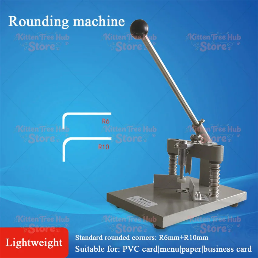 Manual Corner Rounder Die Cutter With Paper-Pressing Device 25mm Cutting Height Heavy Duty for Printing Packaging Industry