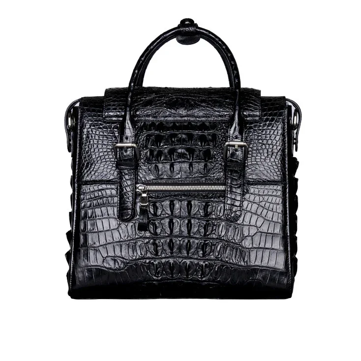 New fashion Laptop Bags Alligator Genuine Leather Men\'s Briefcase Brand Real Crocodile Leather Travel Messenger Computer Bag