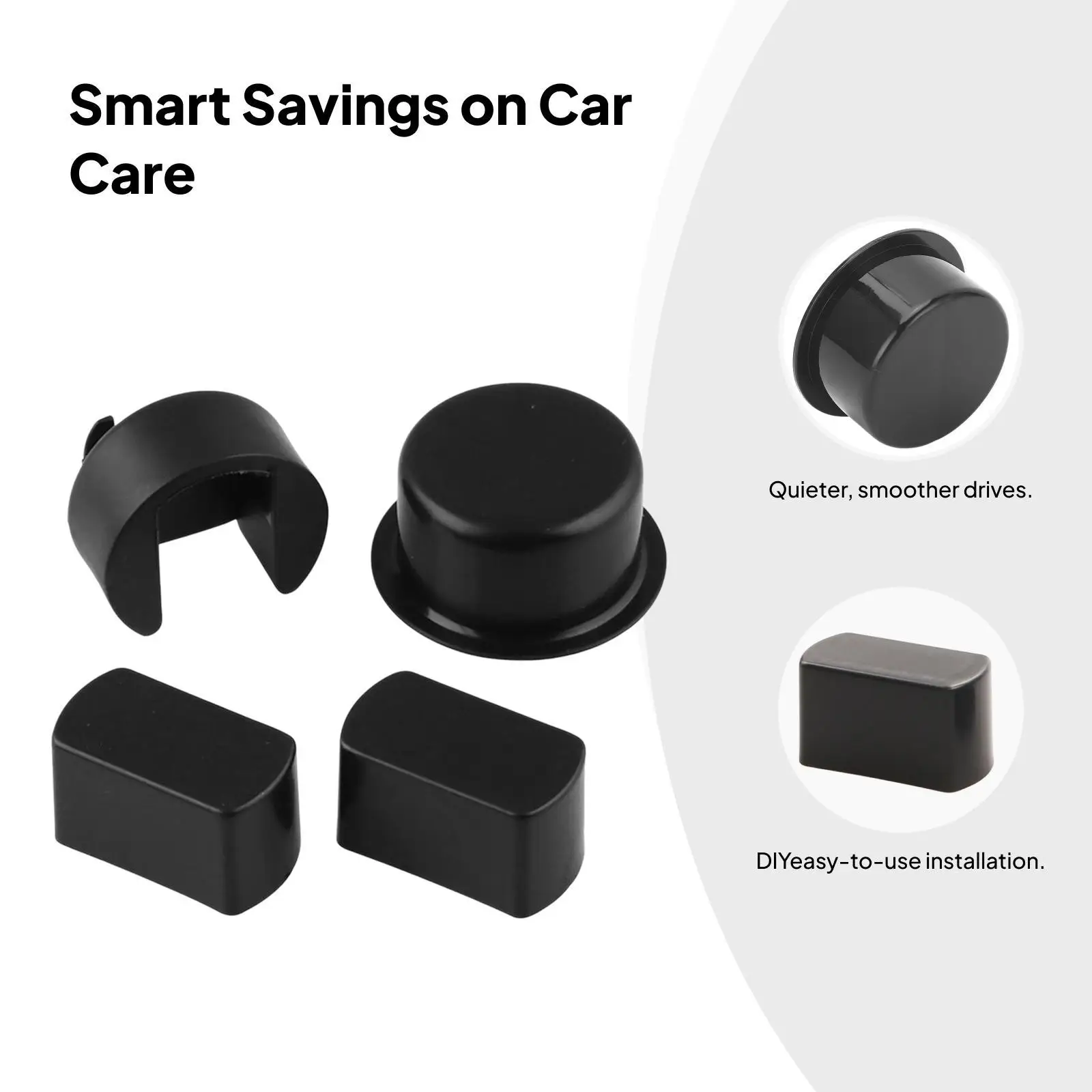 Picture 6: Automotive Tailgate Hinge Bedside Insert Kit Rubber 120x60mm for Ford Ram Truck Restoration 4pcs