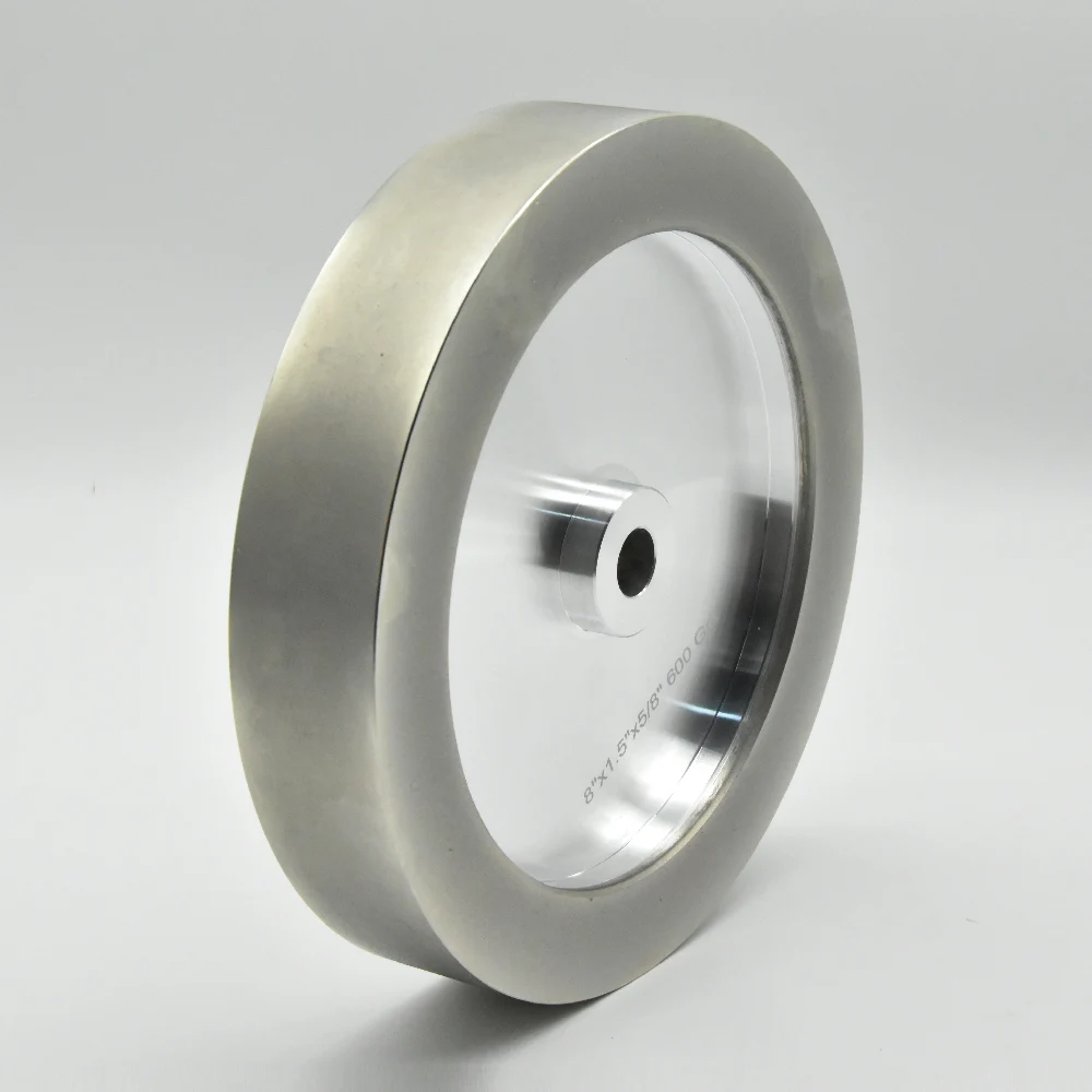 

8 Inch CBN Grinding Wheel 200mm x 1.5" x 5/8" Bore | Grit 60 180 220 350 600 | For HSS and Woodturning Tool Sharpening
