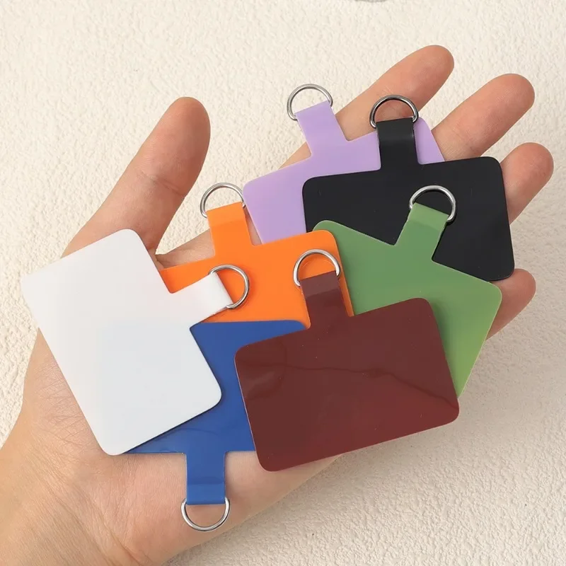 Universal Flexible Mobile Phone Lanyard Card Detachable Tether Tab Transparent Hanging Strap Patches Cord Clip for iPhone Huawei