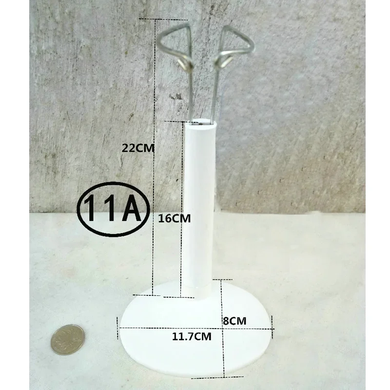 인형 스탠드 흰색 디스플레이 거치대 받침대, 바비 인형 봉제 장난감 지지대 DIY 인형 액세서리, 6 개/로트