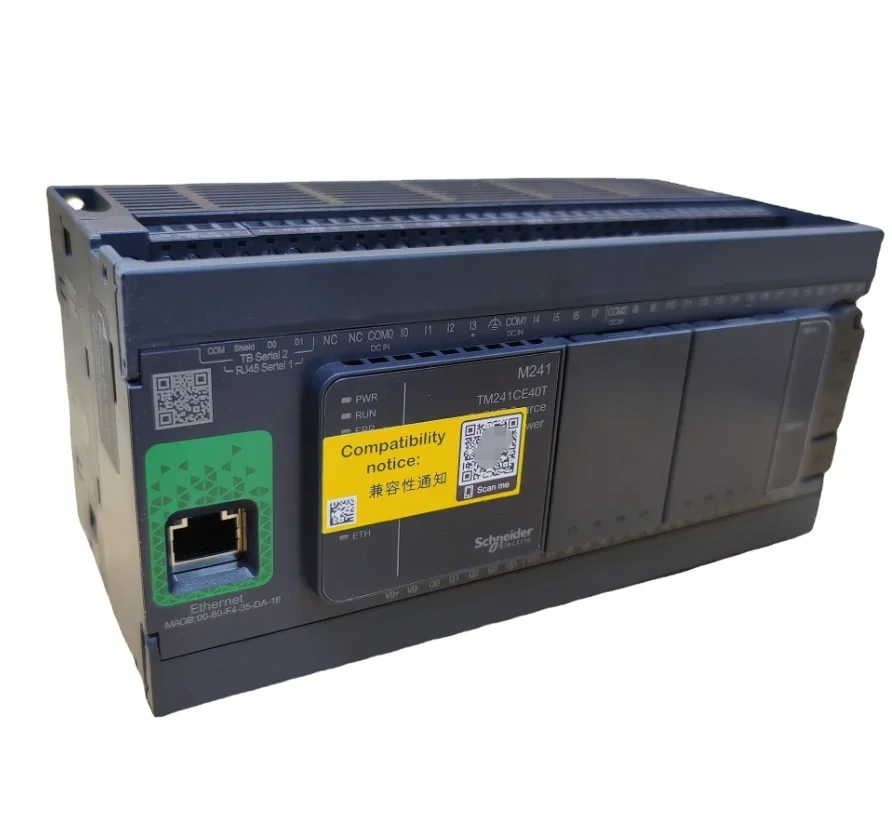 

industrial control logic controller, moditon M221,40 IO relay TM241CE40T TM241CE40R TM241CE40U programmable controller