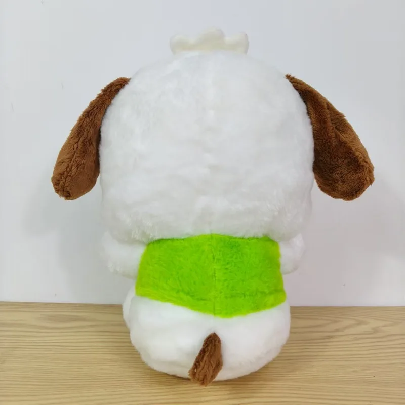 Sanrio encantador Pochacco Jiaoli colección estilo plátano sentado suave muñeco de peluche almohada Cusion regalo de cumpleaños para niños