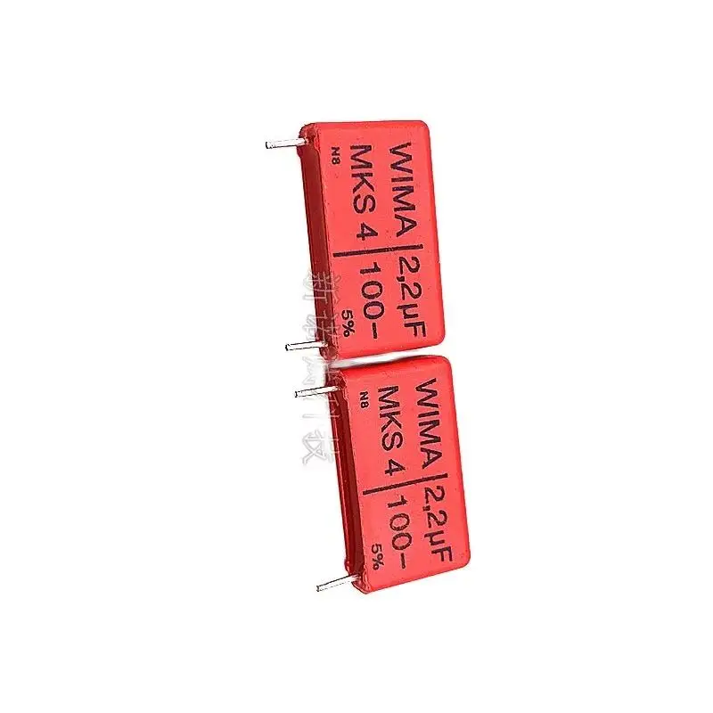 

10PCS/ 225 100V 2.2UF 100V 2U2 MKS4 Pin Distance 22.5mm Audio Capacitor