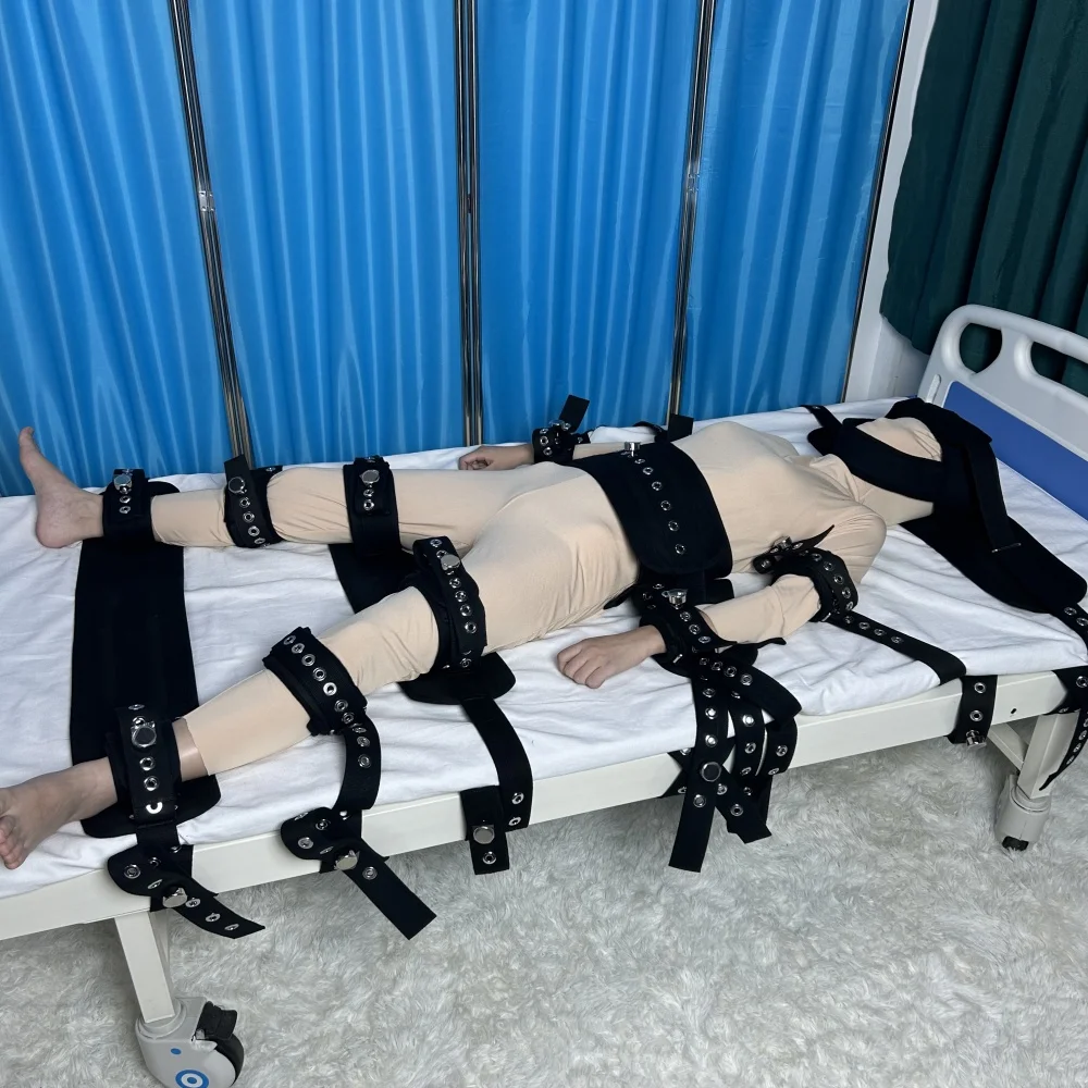 

Full-Body Magnetic Locking Restraint System Bed Constraint Strap Anti-Self-Harm Restraints for Psychiatric Patients