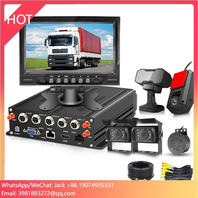 

Intelligent Digital Video Recorder With DMS and ADAS Camera AI MDVR WIFI GPS 4G DVR for Fleet Management and Driving Safety