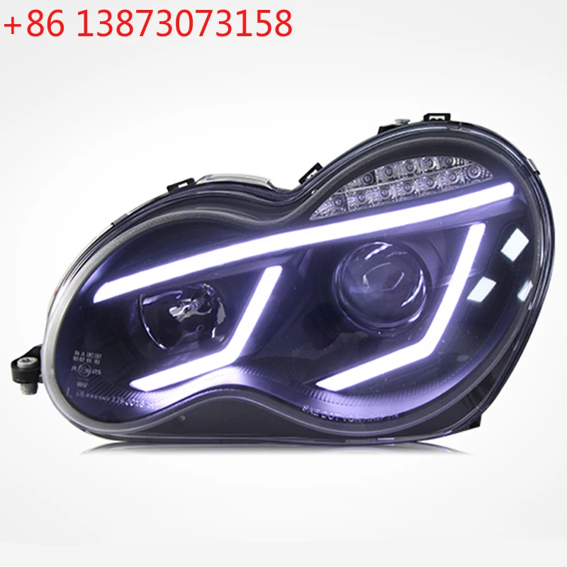 Head Lamp for BENZ W203 2000 2001 2002 2003 2004 2005 2006  LED Front Light C200 C180 Headlights Fog Brake Turning Signal