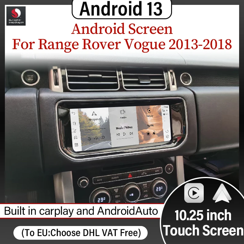 

Navigation Car DVD Radio Multimedia Player GPS For Land Rover Range Rover vogue 2013-2018 Android 13 128G Wireless Carplay Auto