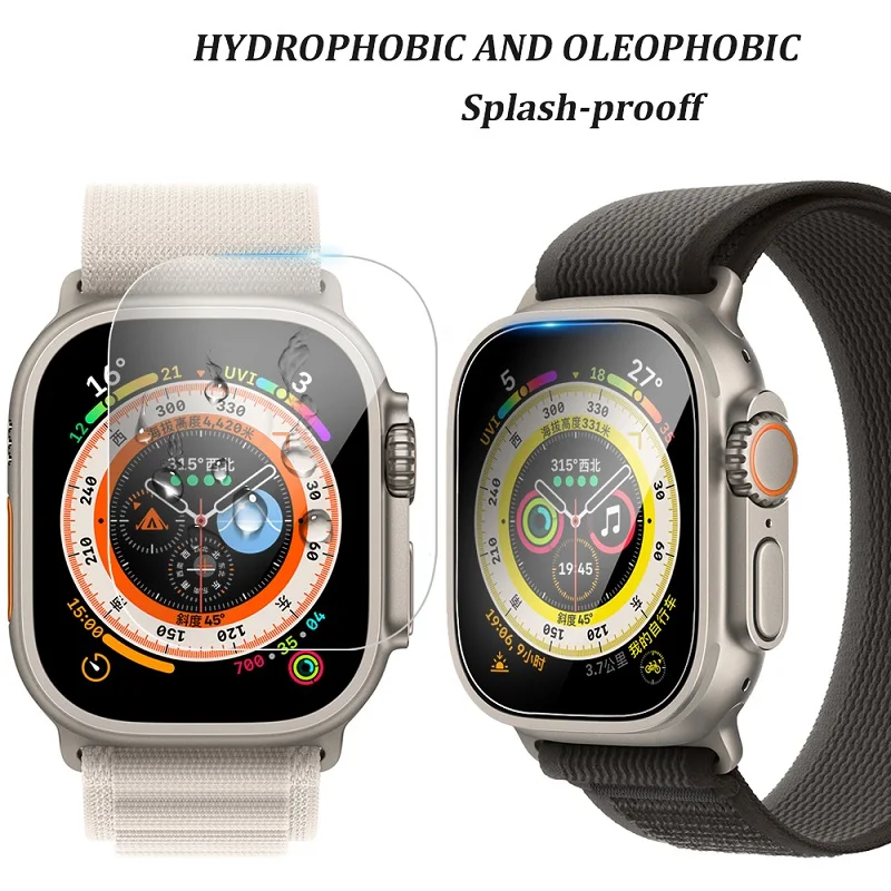 For Apple Watch Ultra 2 Tempered Glass Screen Protector for Apple Watch Ultra 2/Ultra 49MM Protective Film