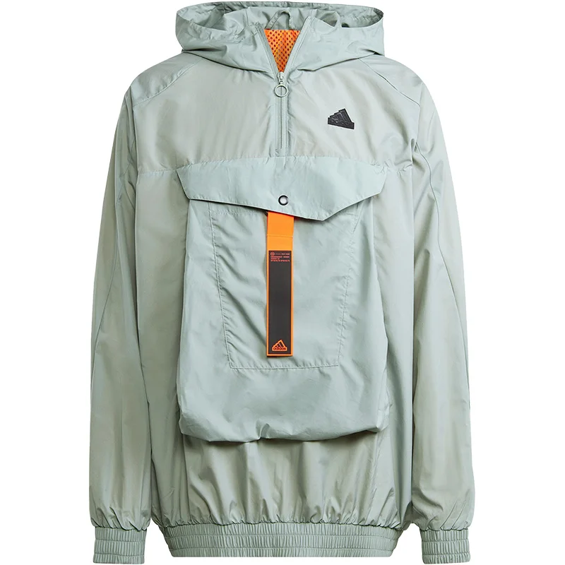 سترة أديداس الرسمية الأصلية M CE Q2 PR WB للرجال بغطاء للرأس IC3725