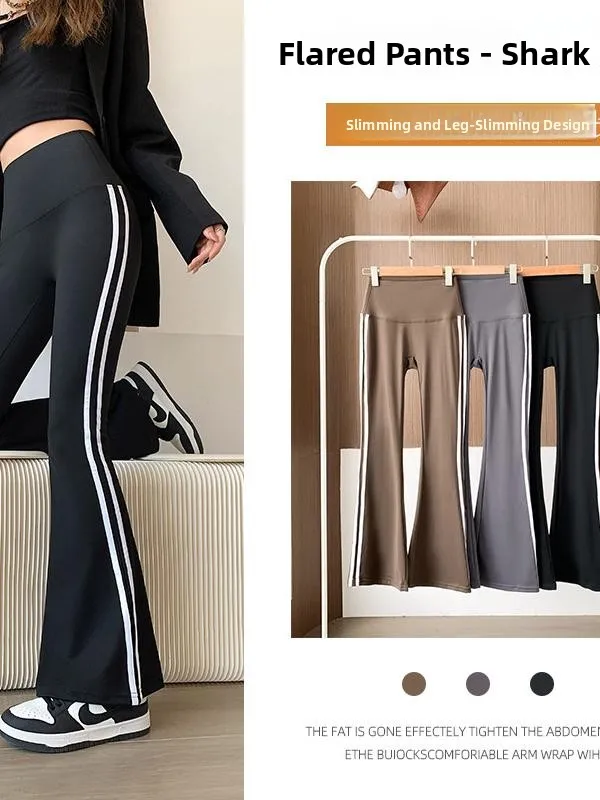 ハイウエストベルボトパンツタイトフィットヨガ女性のボティングパンツアウターウェア夏痩身スポーツカジュアルパンツ