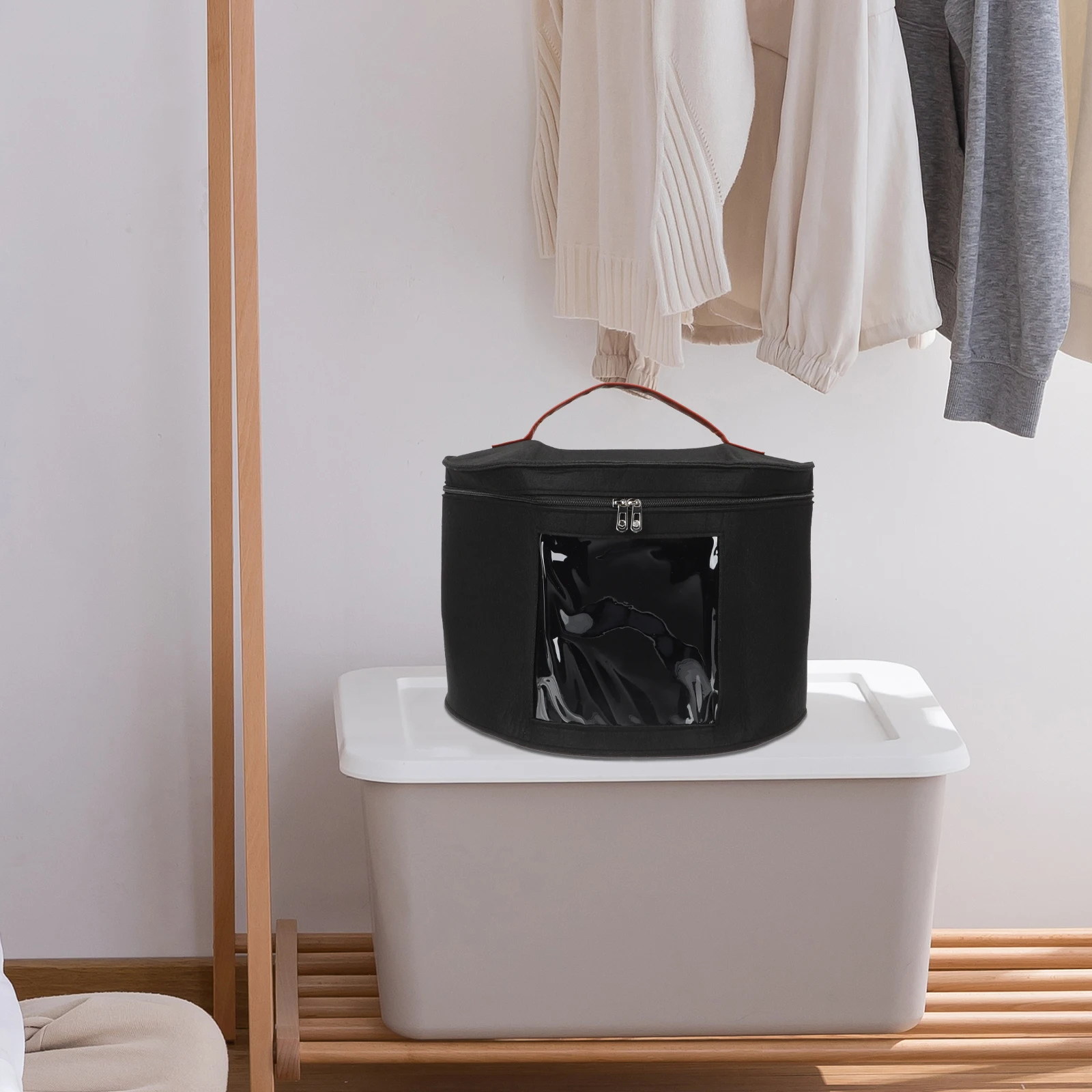 

Hat Storage Box Long lasting Cowboy Hat Case Bra Towel ganizer Wardrobe Bedroom Container Cloth Storage Boxes Household