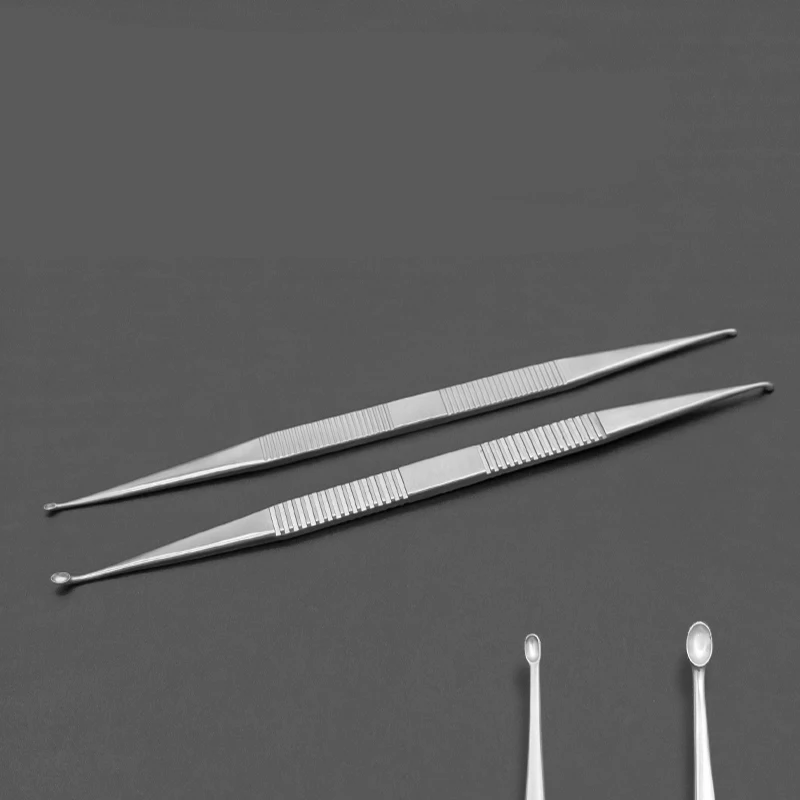 Stainless Steel Ear Curette, Mastoid Curette, External Auditory Canal Foreign Body Curette, Ent Microsurgical Instrument