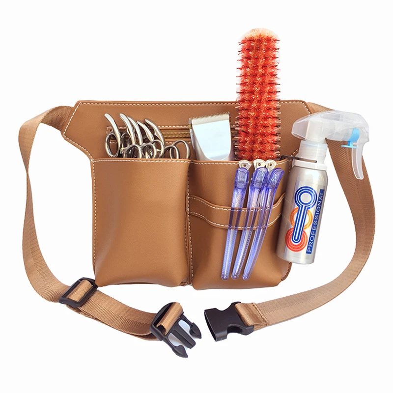 Hairdressing Scissors Kit Bag With Waist Belt, Larger Capacity Hair Clips Curling Combs Storage Bags Holders Scissors Pouch