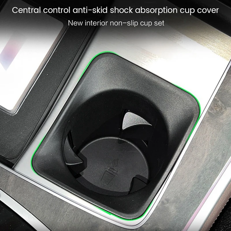 자동차 물컵 거치대 보관함, 미끄럼 방지 패드, 고정 음료 거치대, BMW X5 2022 자동차 부품