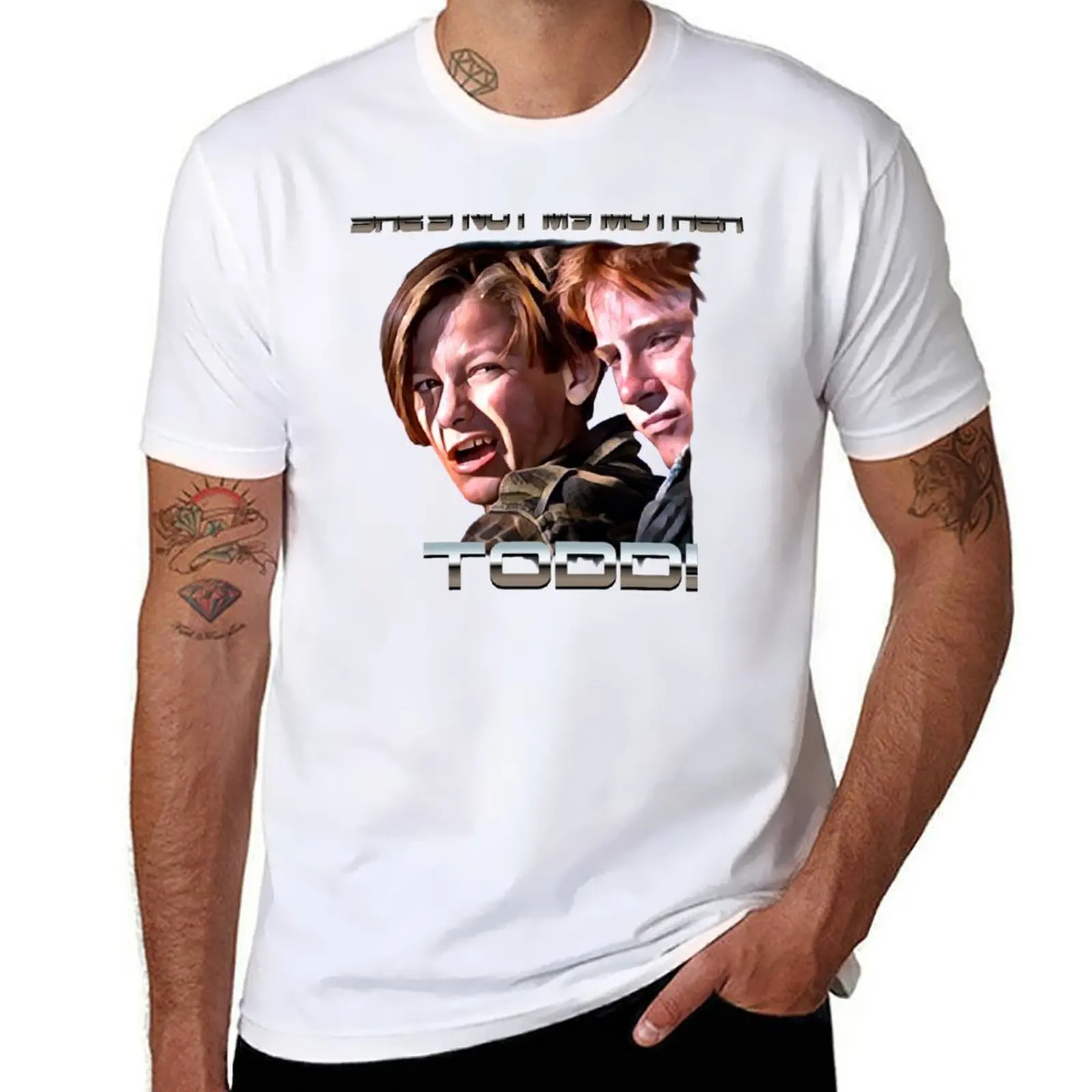 

graphic man Todd! funny shirts T-Shirt CONNOR for JOHN - t t shirt man She's my not for mother,